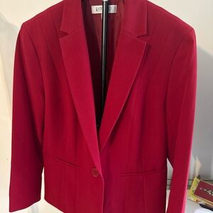 Kasper Women's Bold Red Suit Jacket